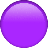 🟣 Purple Circle Emoji - Purple Circle